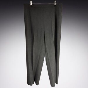 Talbots Heather Gray Wide Leg Cropped Pants